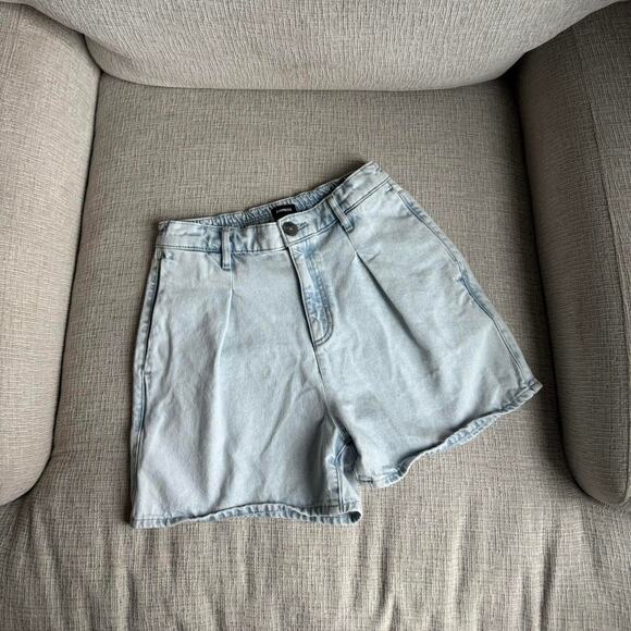 Express Pants - Super high waisted denim shorts denimshorts